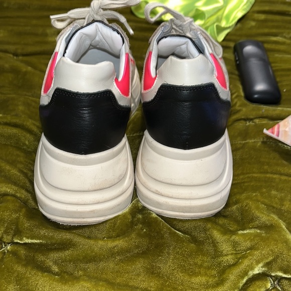 Steve Madden hot pink, cream and zebra platform sneaker - Picture 4 of 6